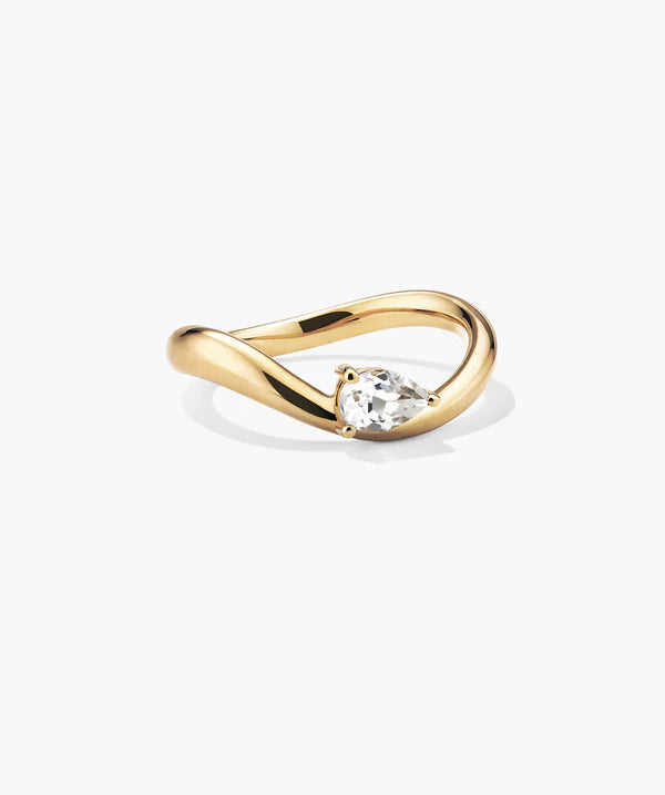 LINETTELONDON  Dôme Figure Balance Ring
