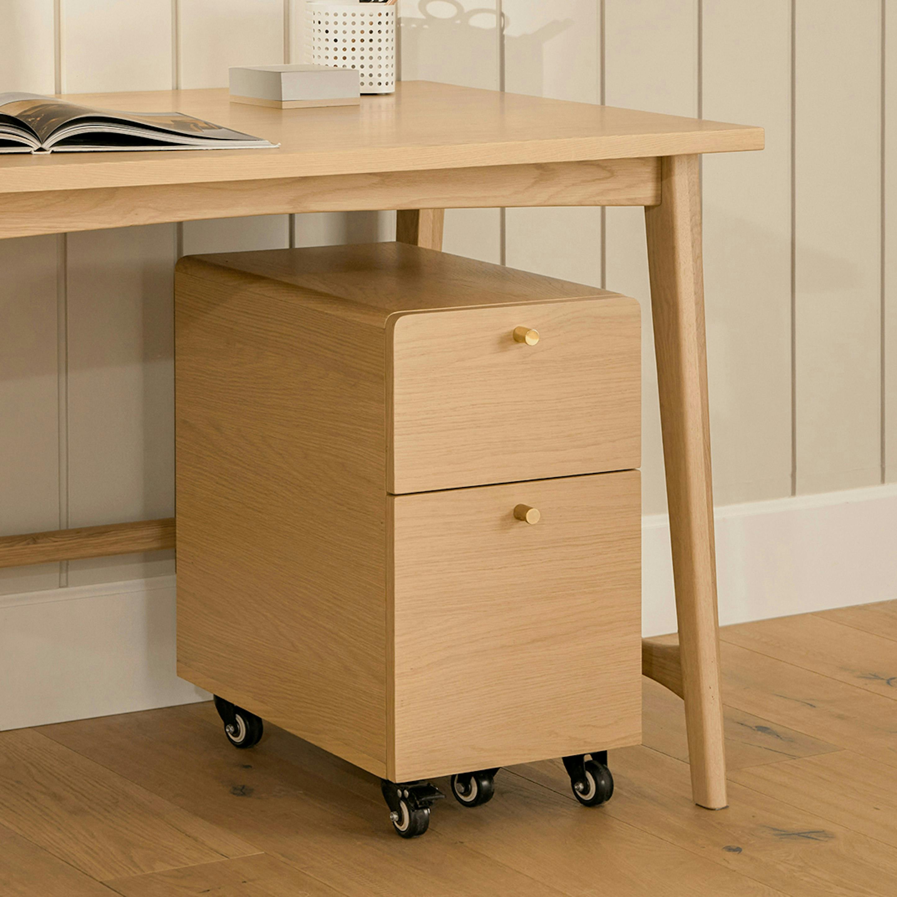 Krossa 12 File Cabinet - White Oak