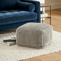 Ren 20 Pouf - Black Weave