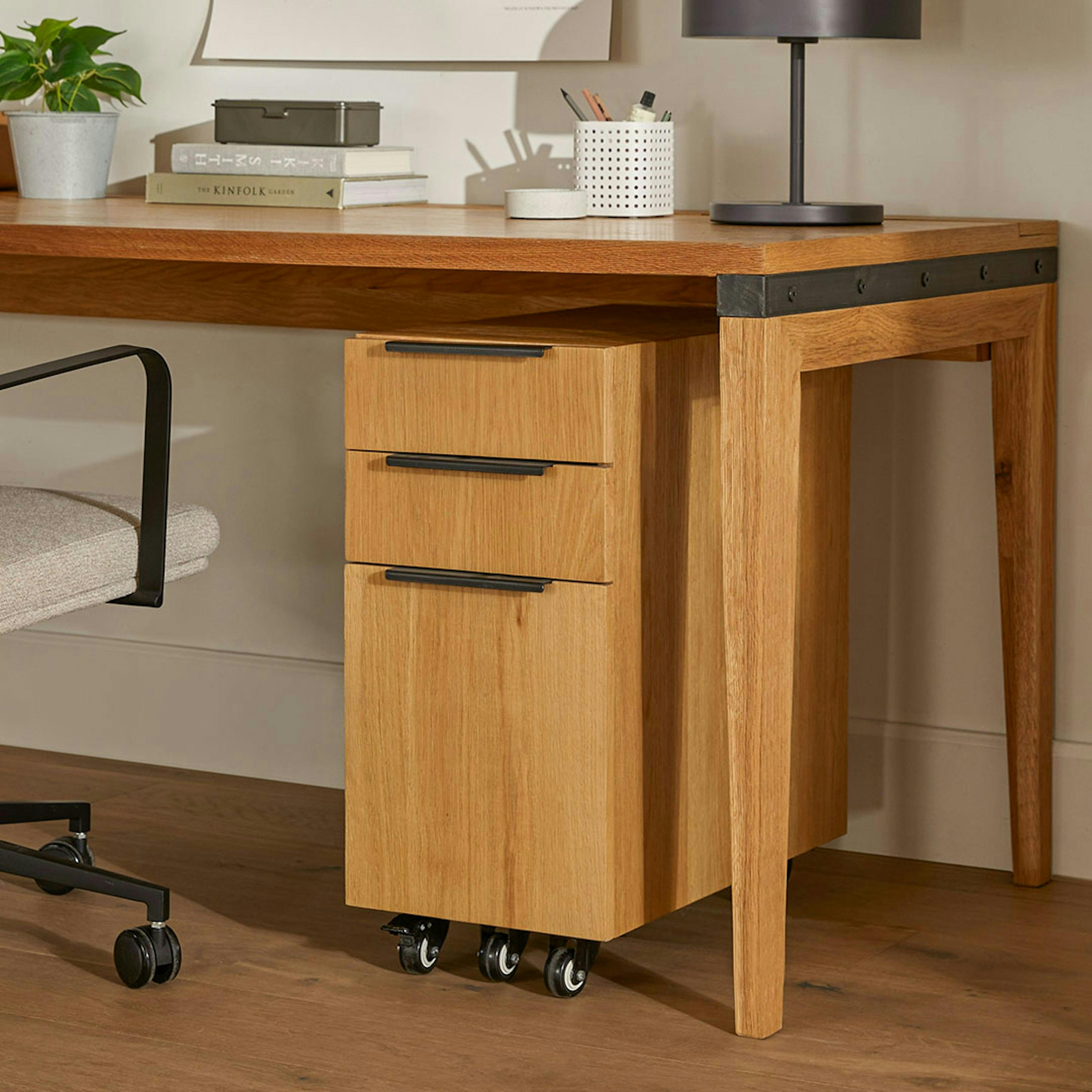 Madera 12 File Cabinet - Oak