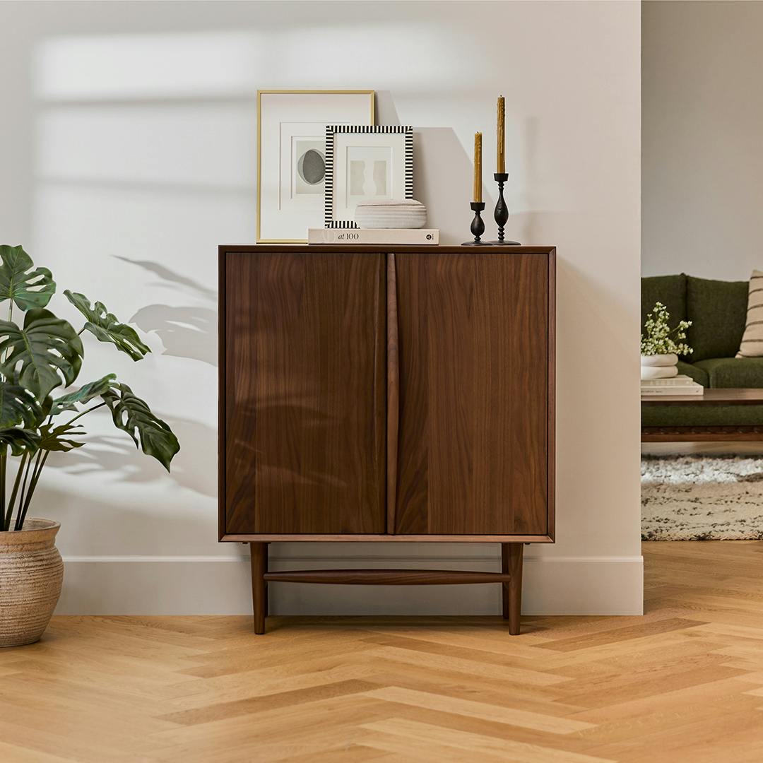 Lenia 34 Cabinet - Walnut
