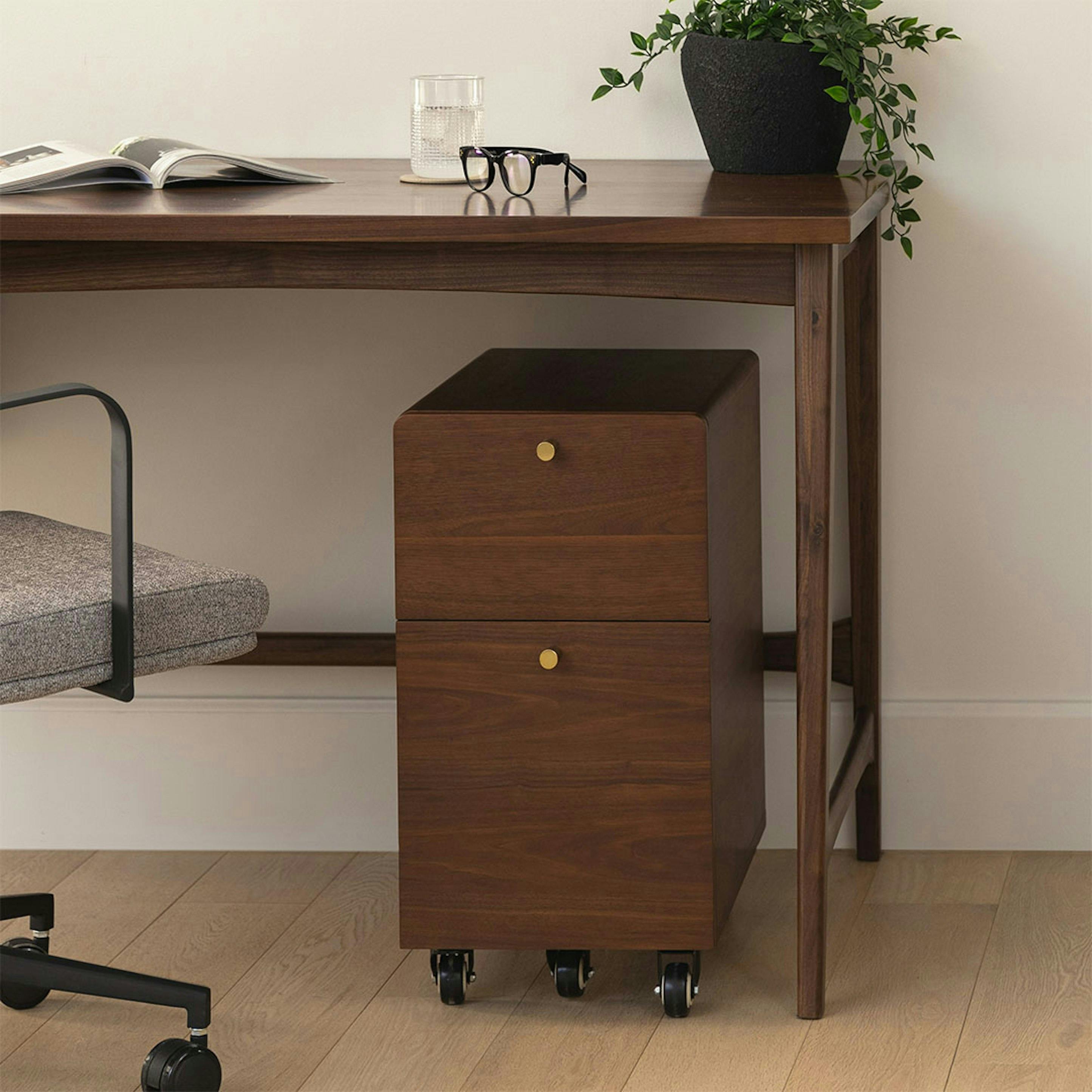 Krossa 12 File Cabinet - Walnut