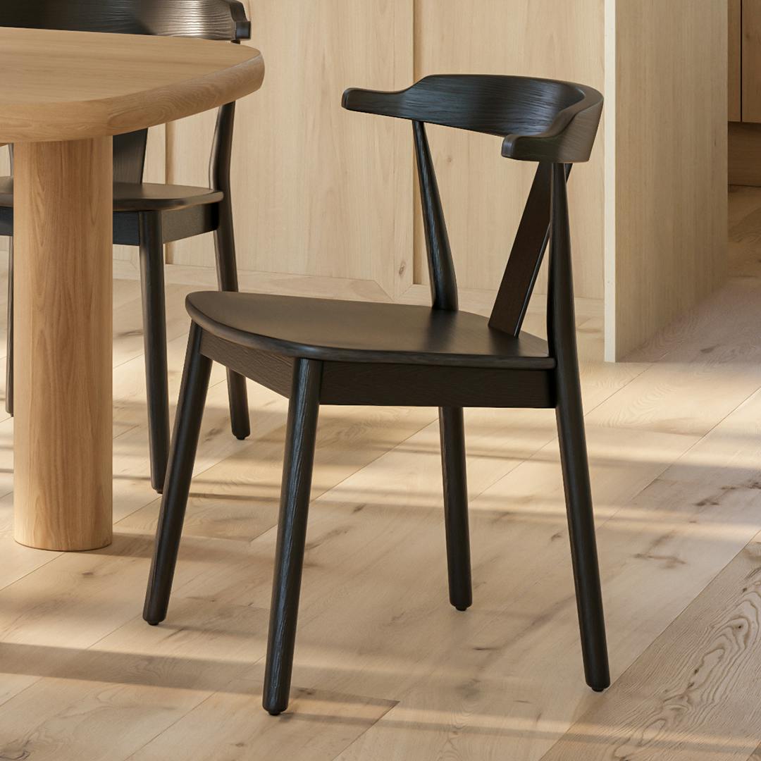 Morton Dining Chair - Black