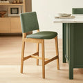 Nosh Counter Stool - Oak and Ratine Green