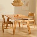 Madera 71 Solid Wood Dining Table - Oak