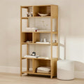 Mysen 34 Bookcase, Tall - Natural Oak