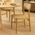 Wosla Corded Dining Chair - Oak
