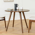 Seno 36 Round Dining Table - Walnut