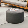 Olara 25 Indoor/Outdoor Pouf - Met Black
