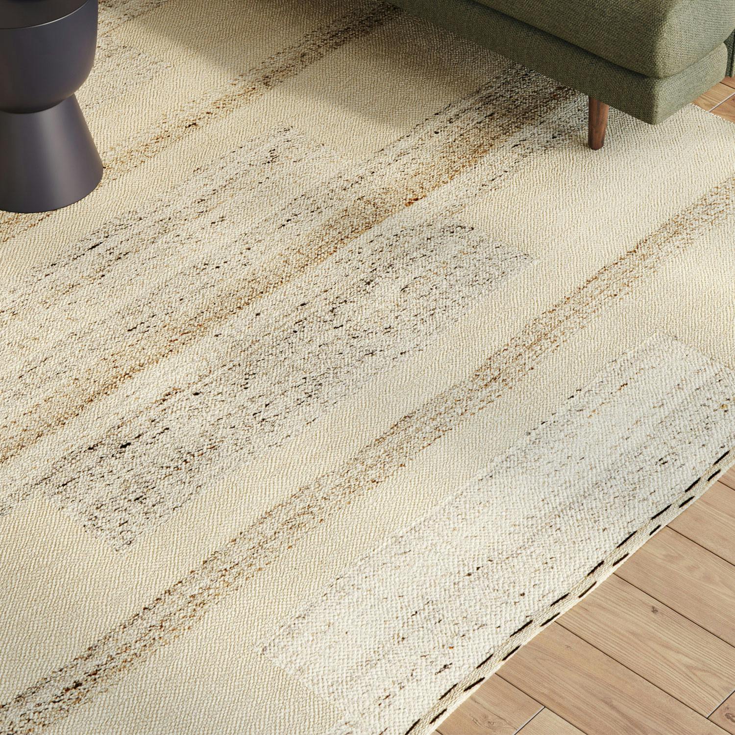 Riya 9 x 12 Performance Rug - Tonal Shapes