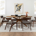 Conan 75 Oval Dining Table - Walnut