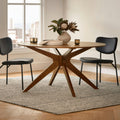 Conan 54 Round Dining Table - Walnut