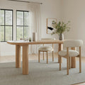 Adel 82.5 Dining Table - White Oak