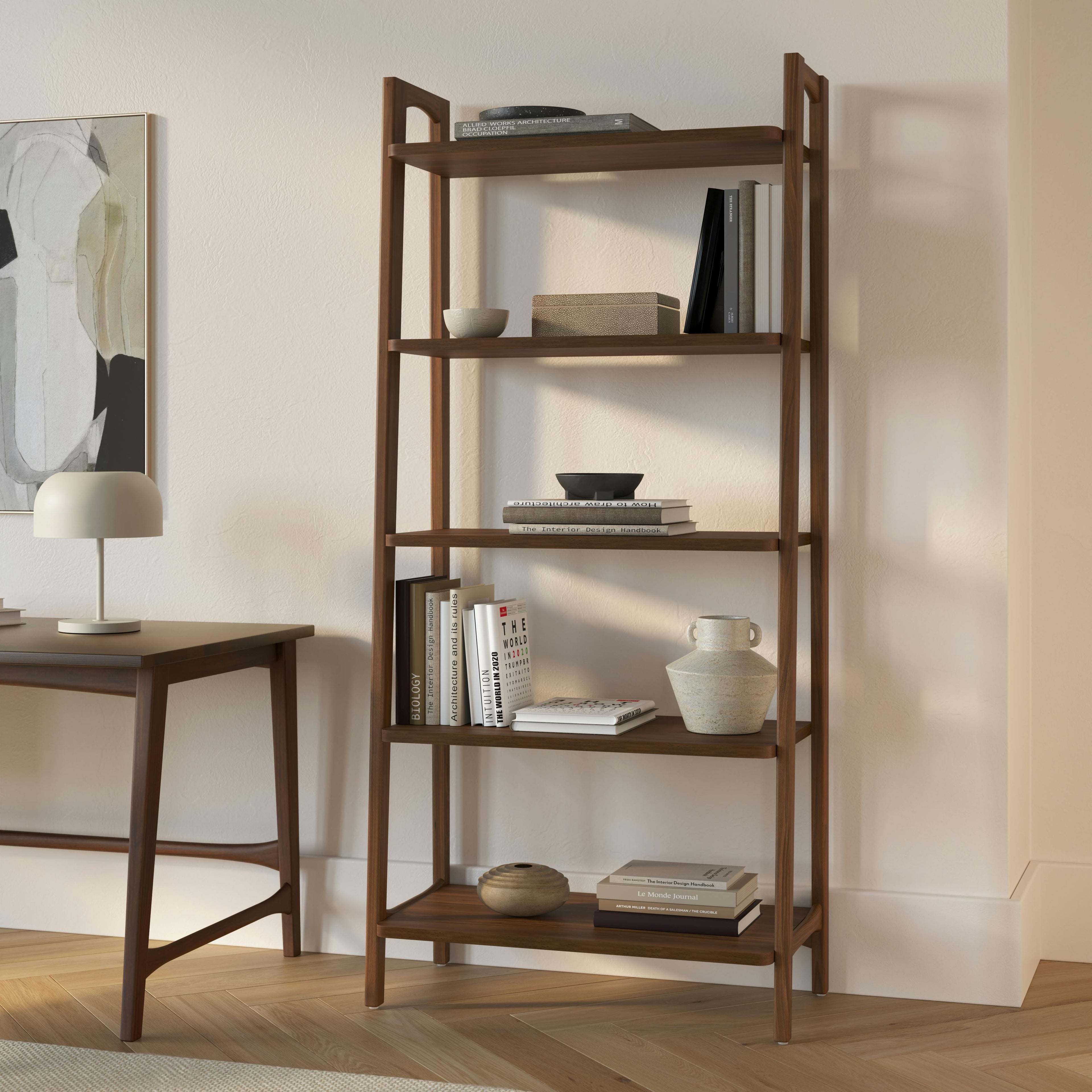 Krossa 32.5 Shelving Unit, Tall - Walnut