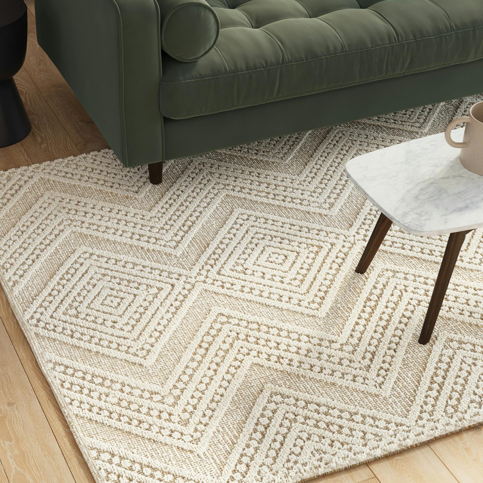 Carina 5 x 8 Rug - Textured Ivory