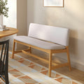 Nosh 51.5 Bench - Oak and Ratine Ivory