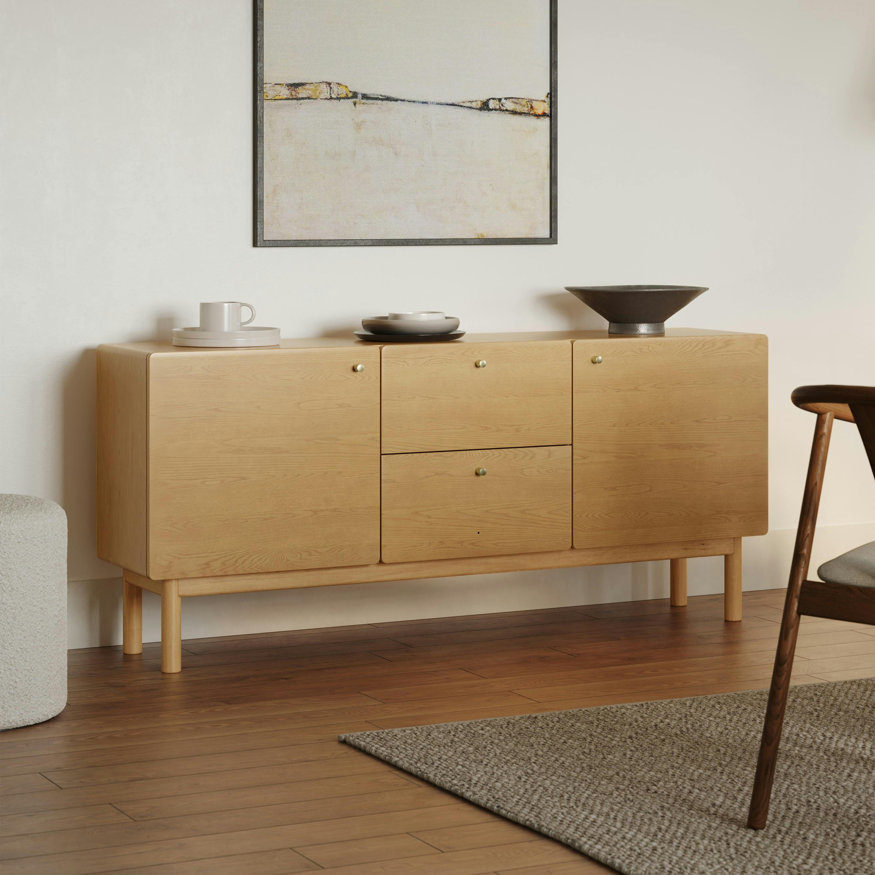 Heidi 64.5 Sideboard - White Oak