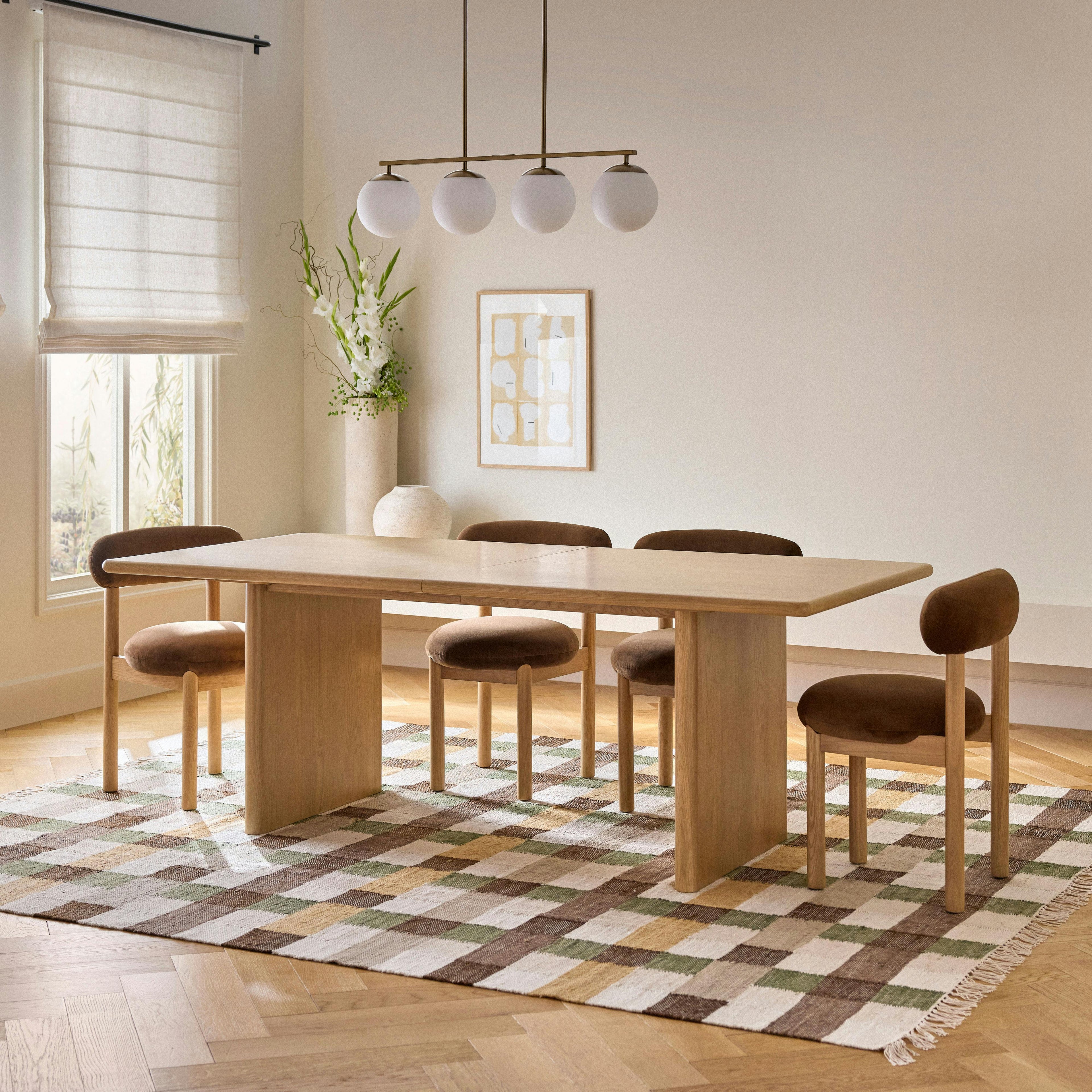 Torme 82.75 - 104.25 Extendable Dining Table - White Oak