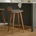 Sede Counter Stool - Walnut and Miller Gray