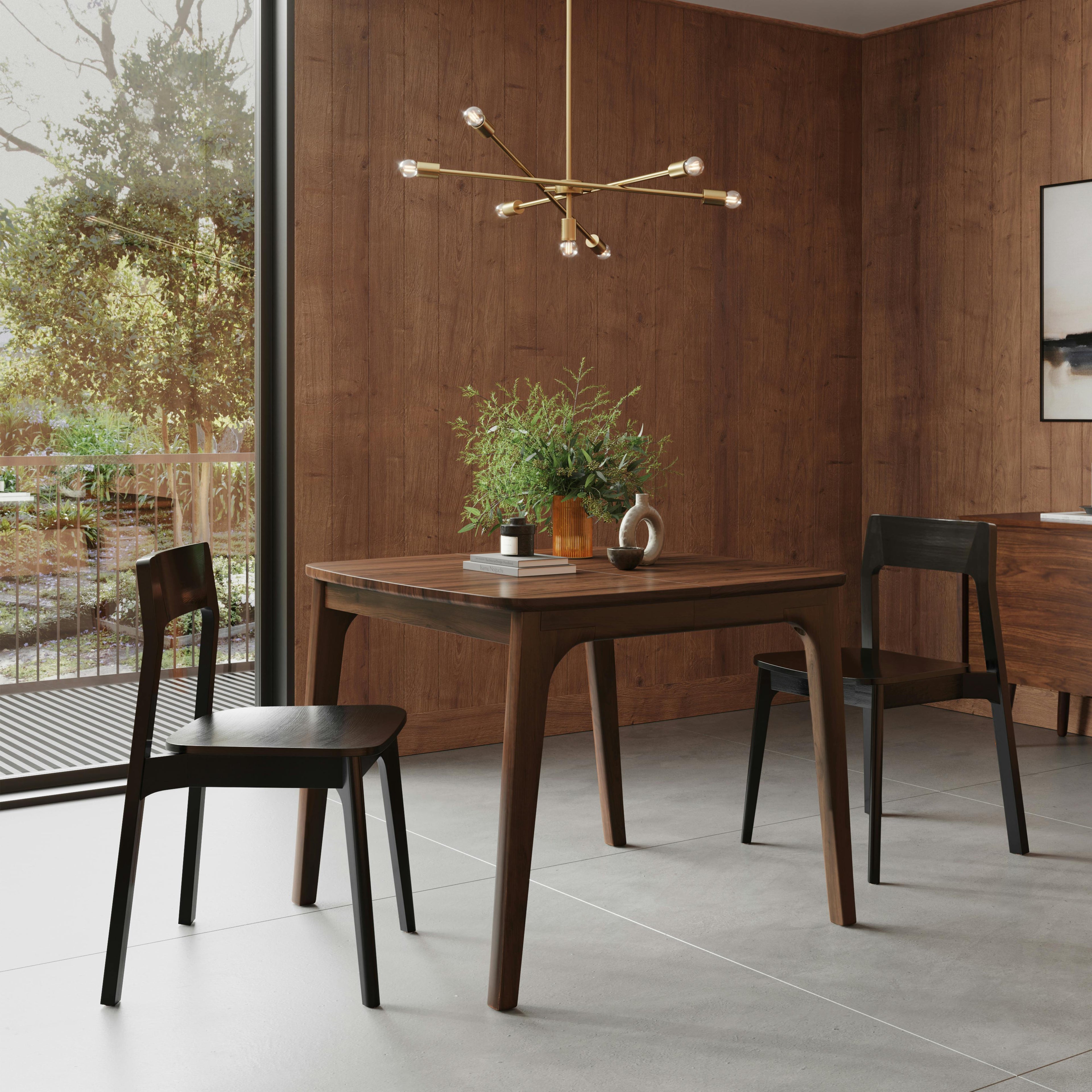Plumas 37.5 - 57.25 Extendable Dining Table - Walnut