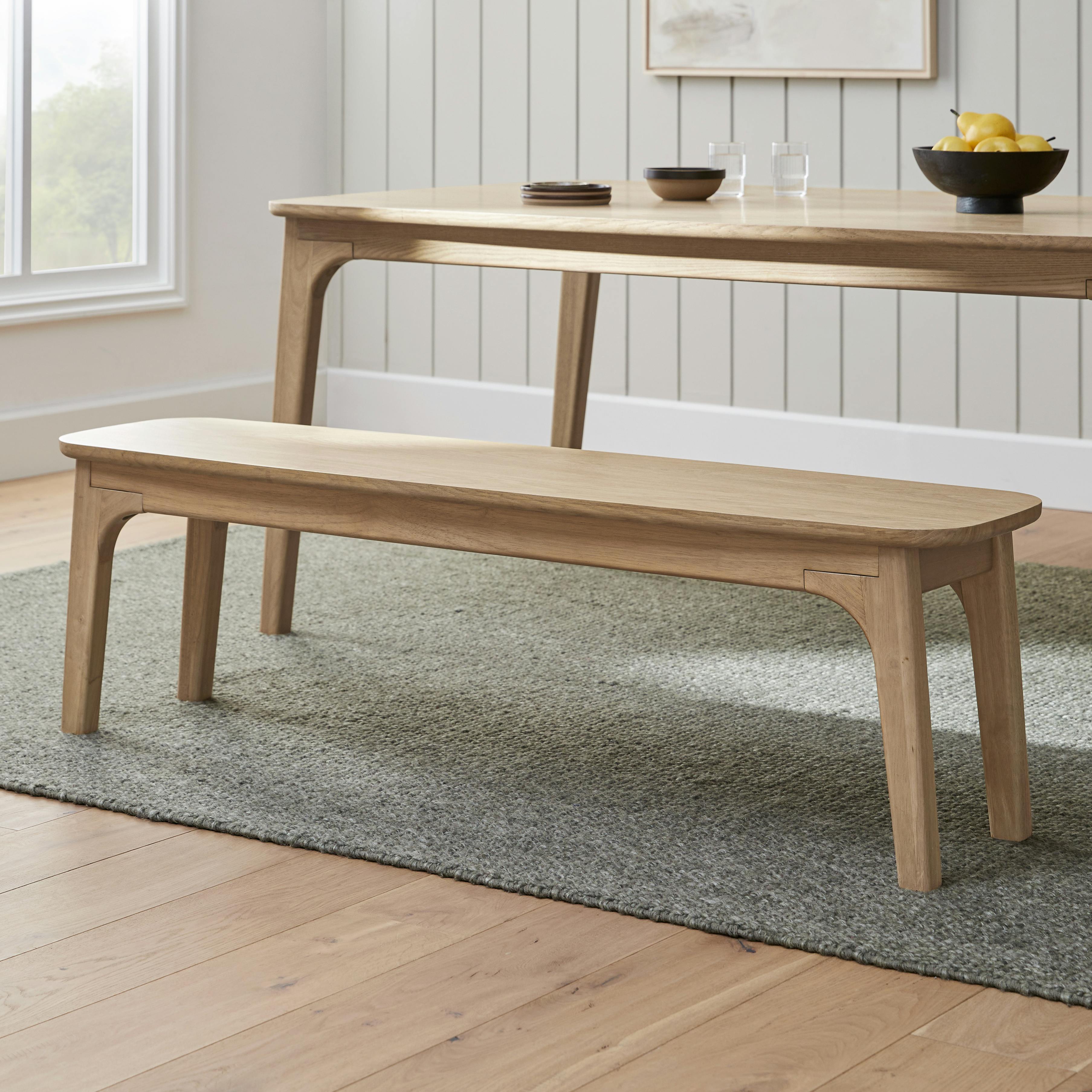 Plumas 60 Bench - White Oak
