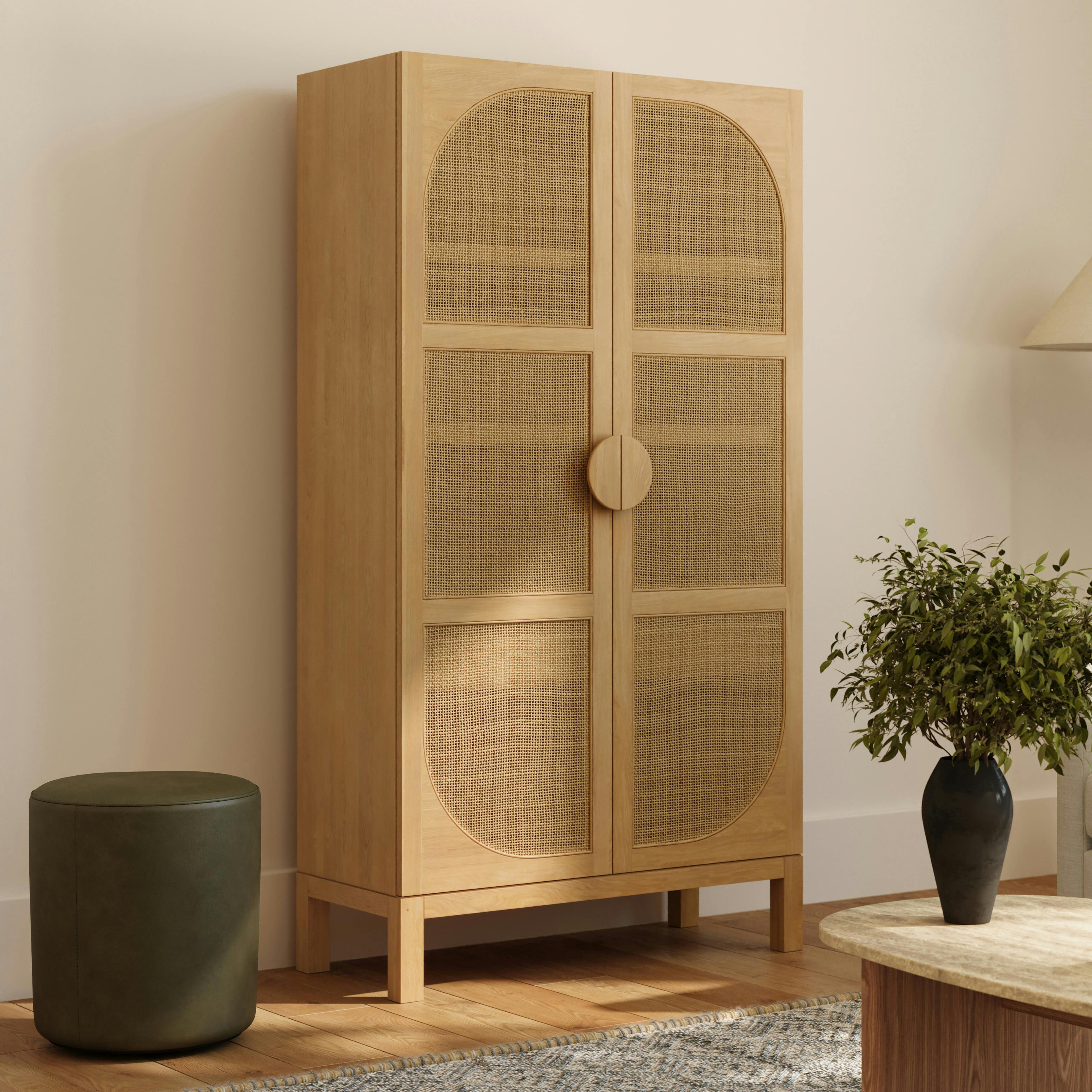 Dania 38 Cabinet - Natural Oak