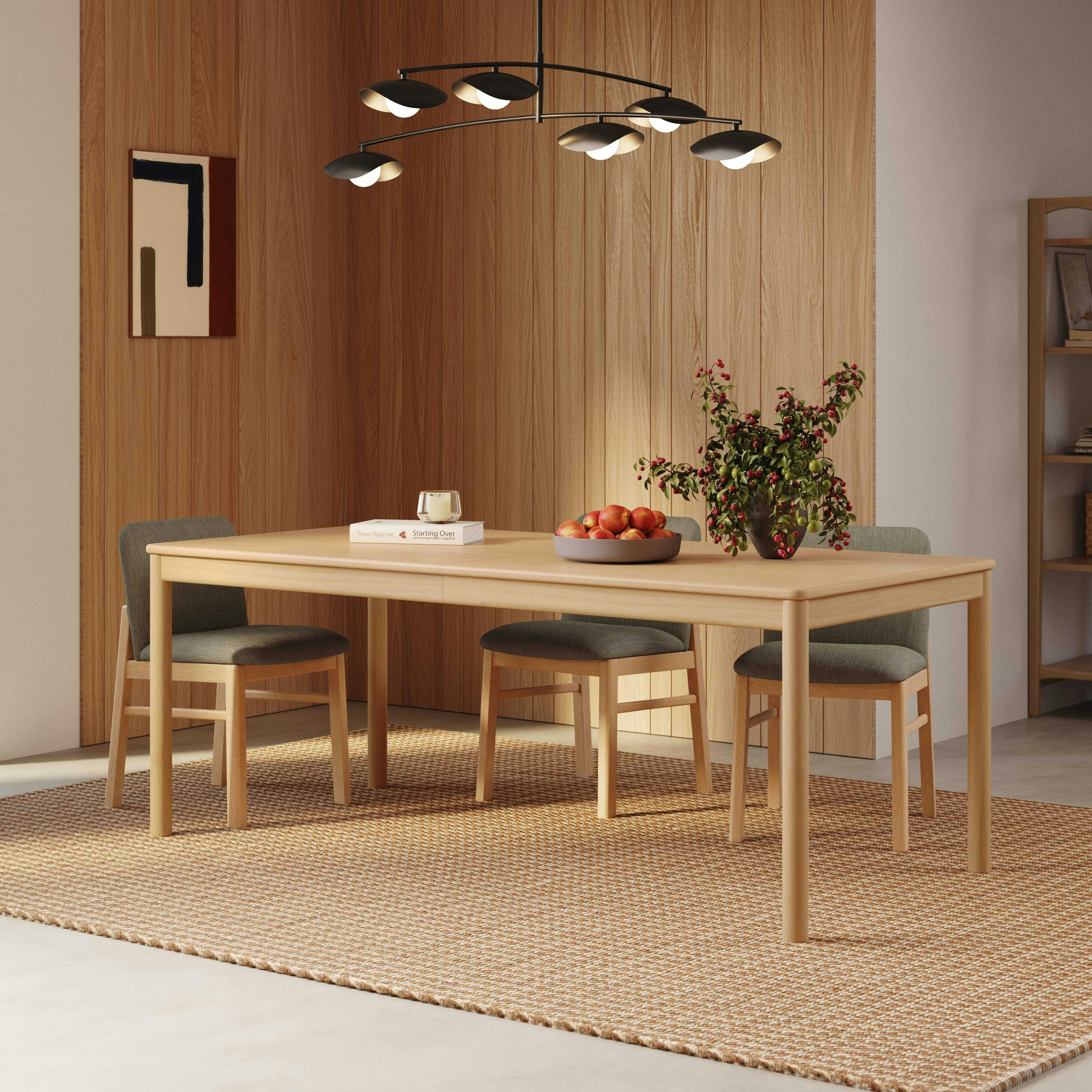 Heidi 78 - 97.5 Extendable Dining Table - White Oak