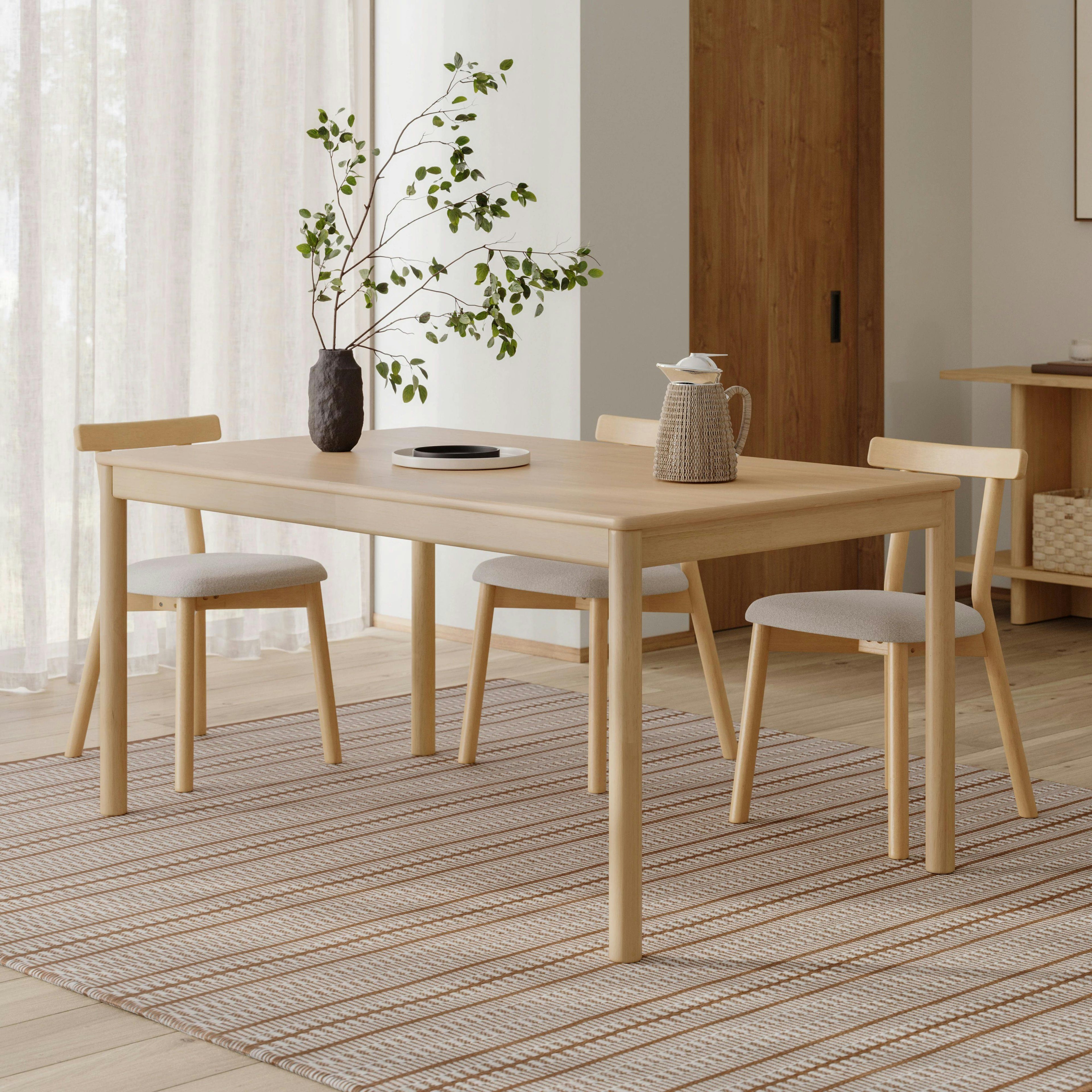 Heidi 62 - 82.75 Extendable Dining Table - White Oak