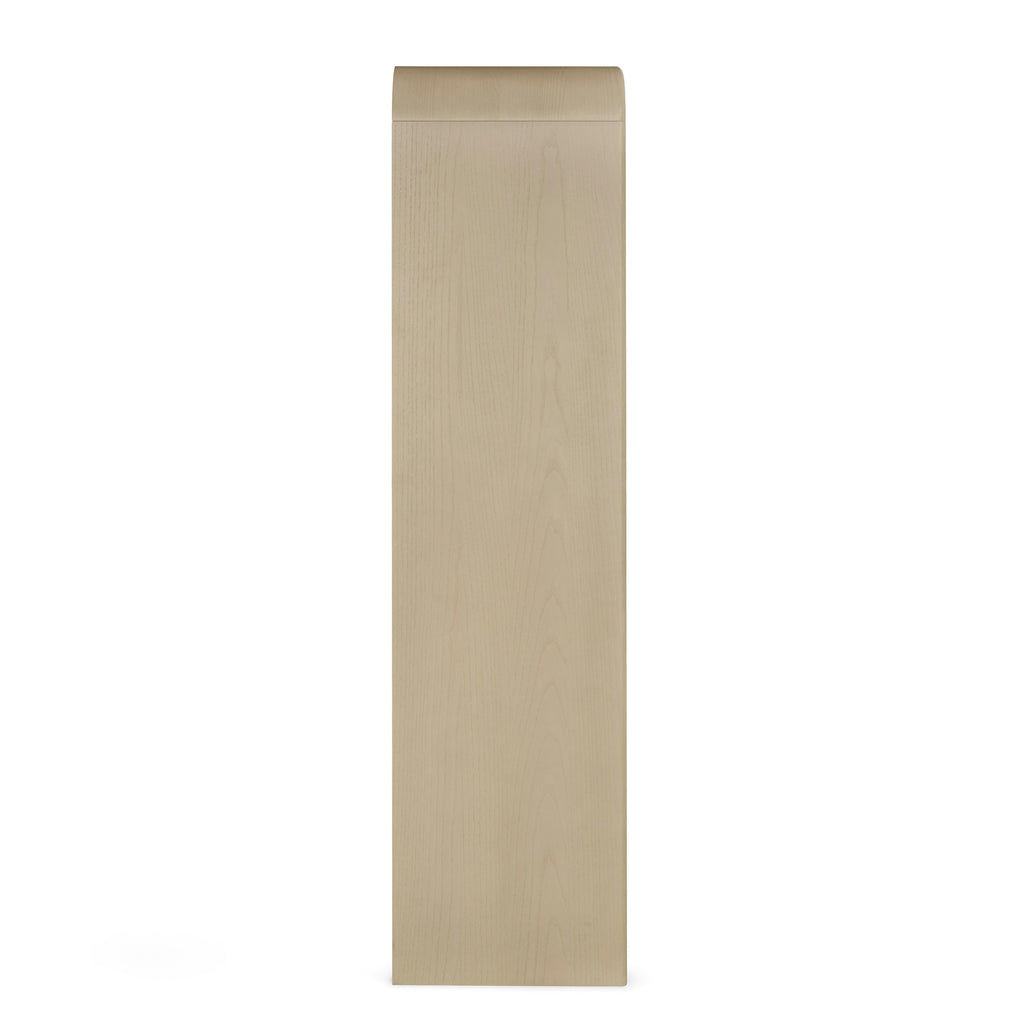 Faydra Natural Ash Wood Enclosed Bookcase Storage Cabinet | Article Coastal Furniture