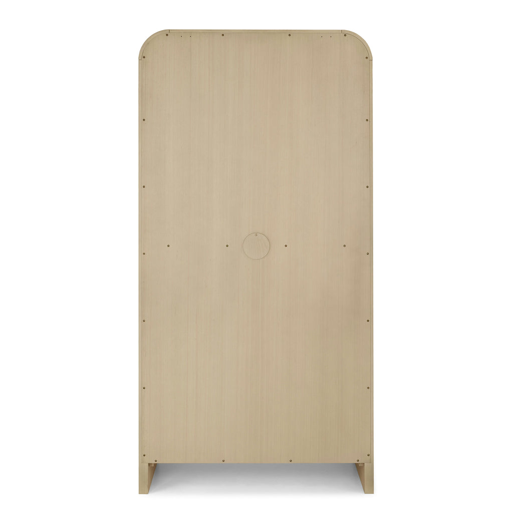 Faydra Natural Ash Wood Enclosed Bookcase Storage Cabinet | Article Coastal Furniture