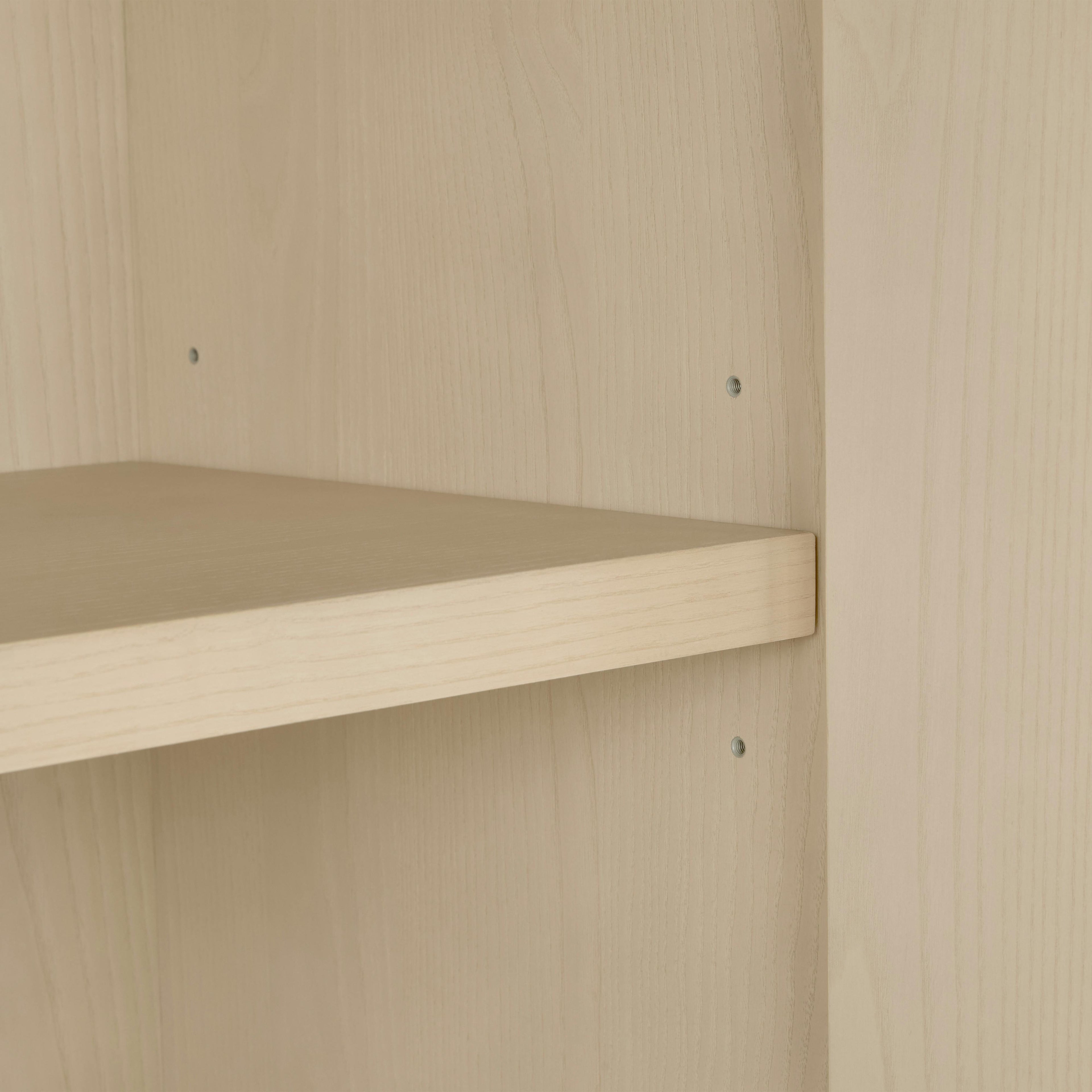 Faydra Natural Ash Wood Enclosed Bookcase Storage Cabinet | Article Coastal Furniture
