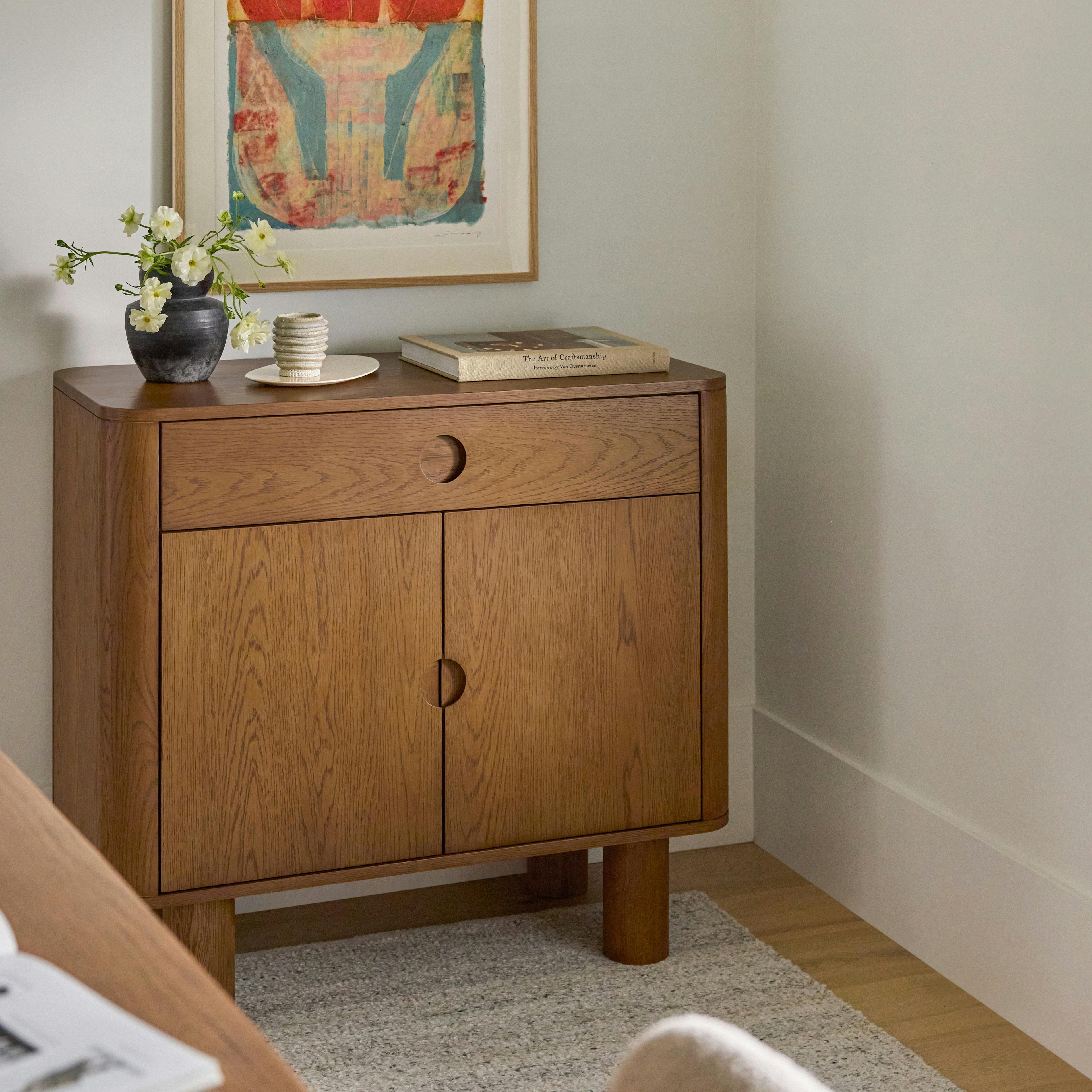 Adel 38.5 Cabinet - Smoked Oak