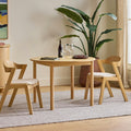 Heidi 42 Round Dining Table - White Oak