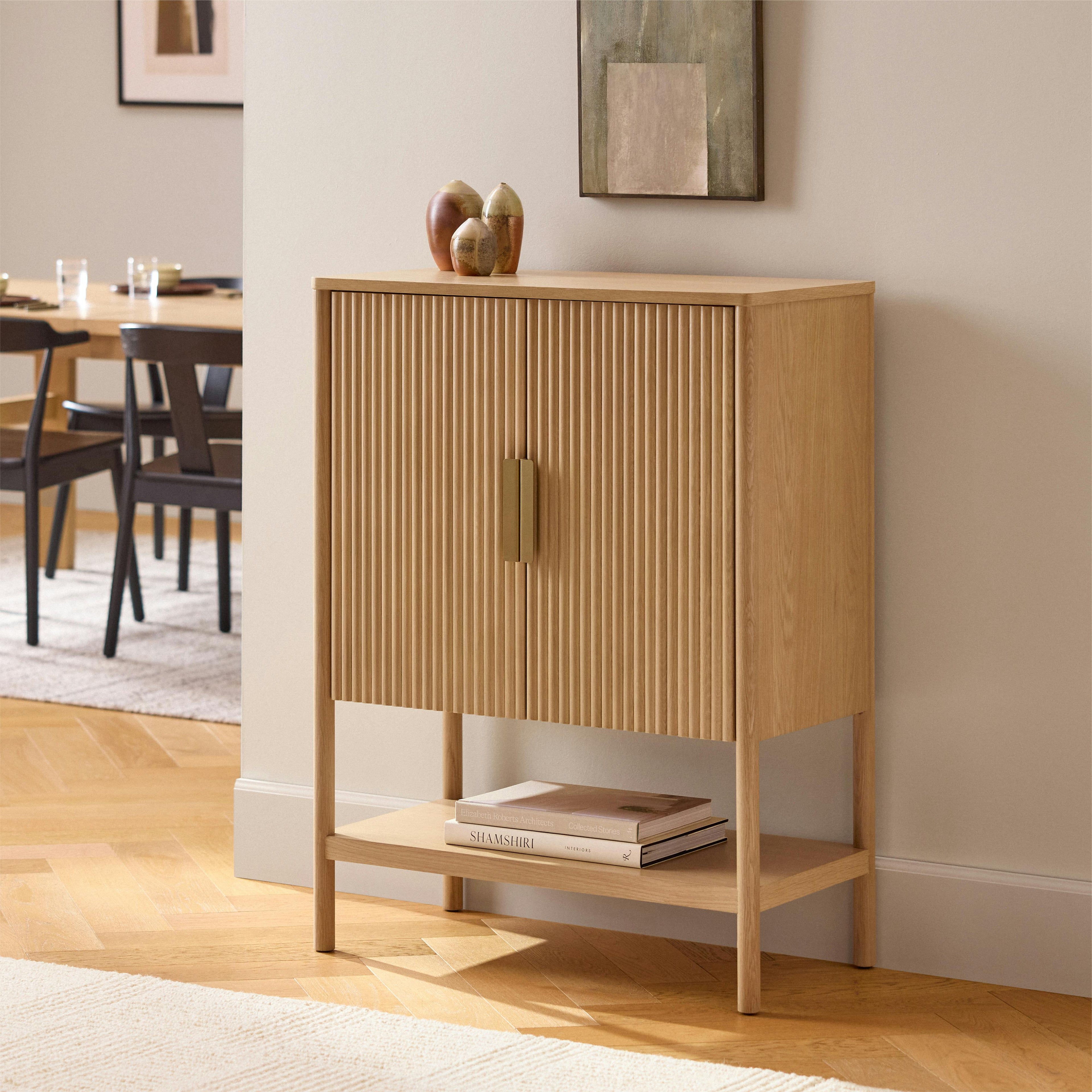 Liv 30 Cabinet - White Oak