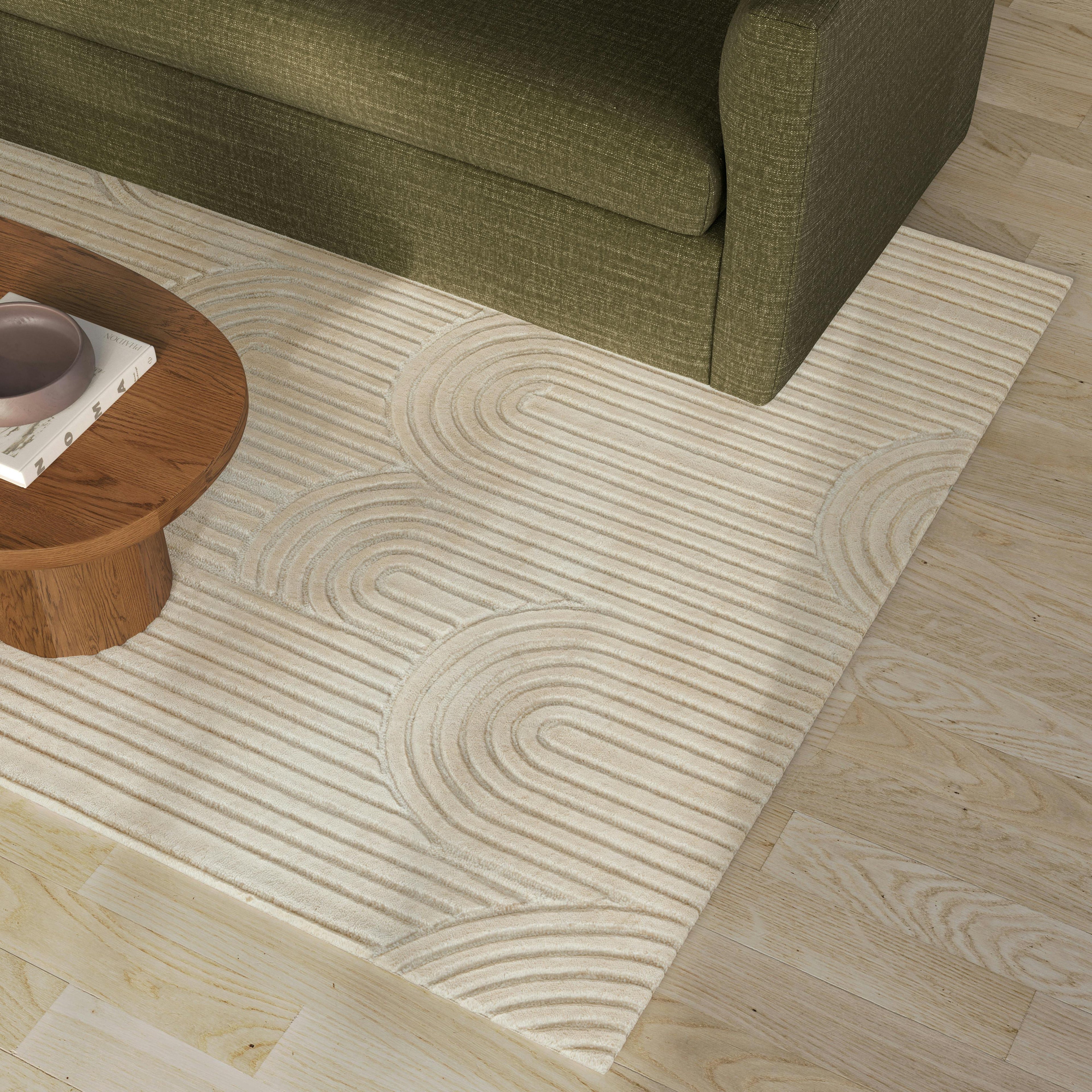 Clem 6 x 9 Wool Rug - Arch Cream