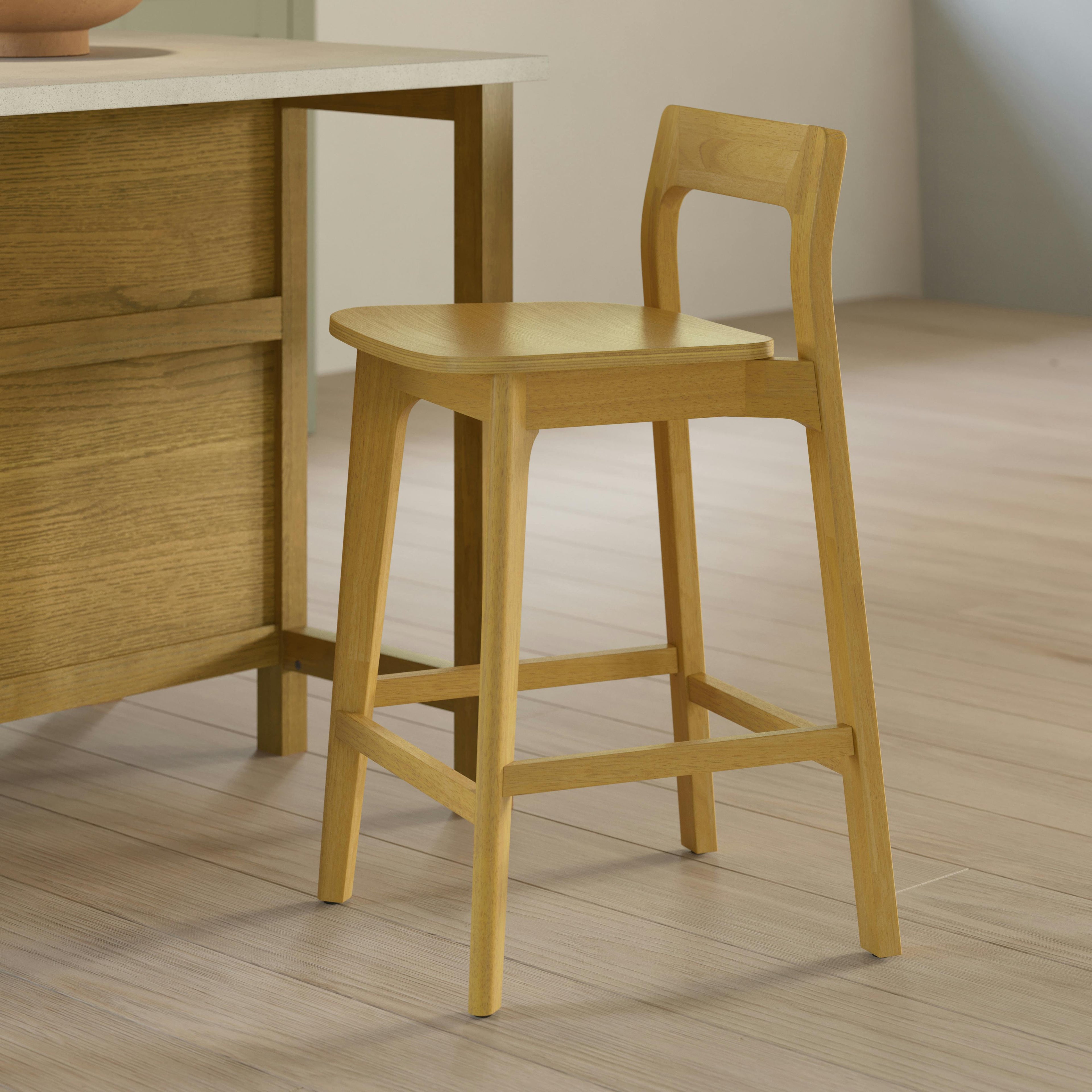 Gusfa Counter Stool - Oak