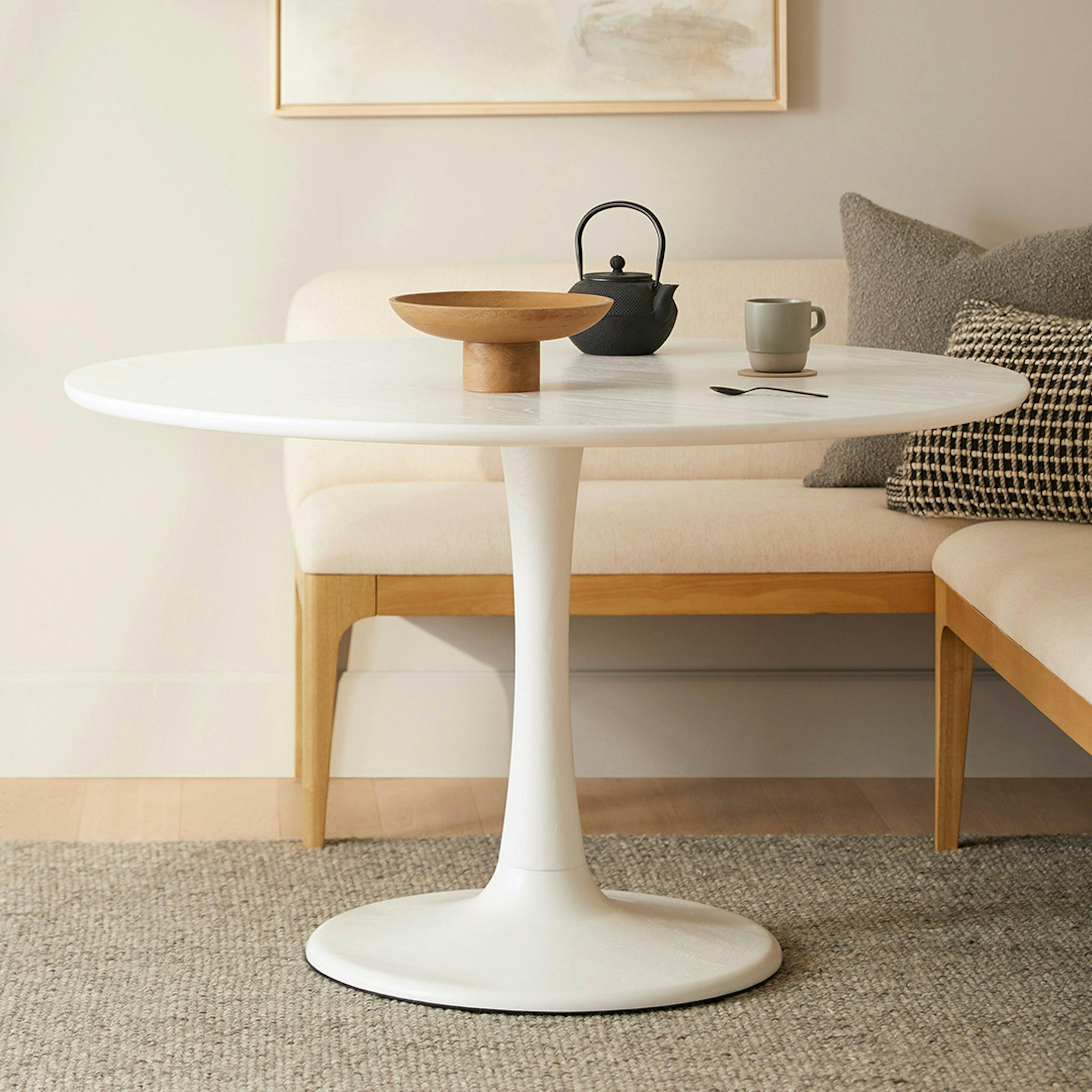 Hendrick 47.25 Dining Table - White