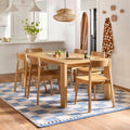 Dako 76.75 - 116 Extendable Dining Table - Natural Oak