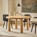 Adel 55.5 Round Dining Table - White Oak