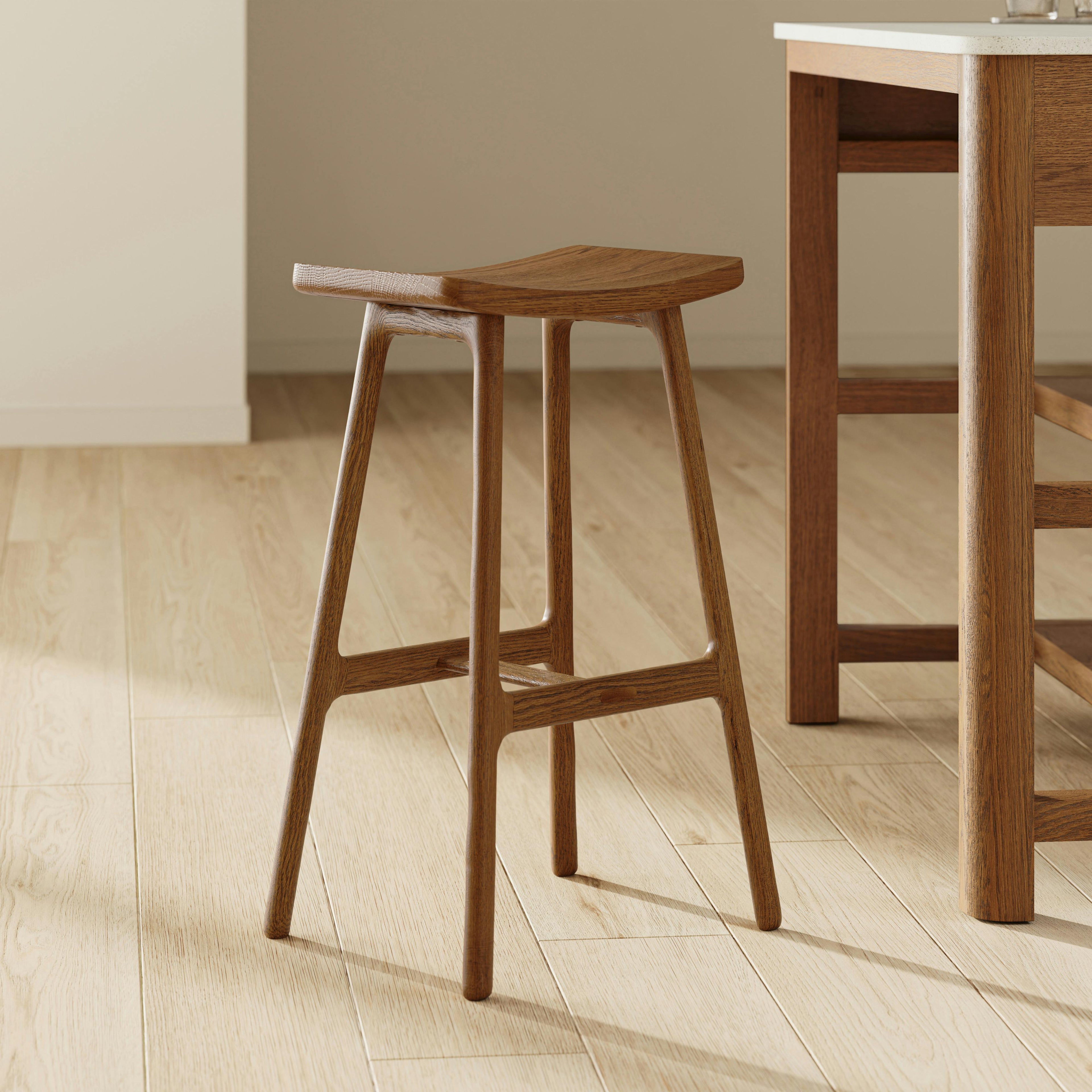 Esse Counter Stool - Smoked Oak