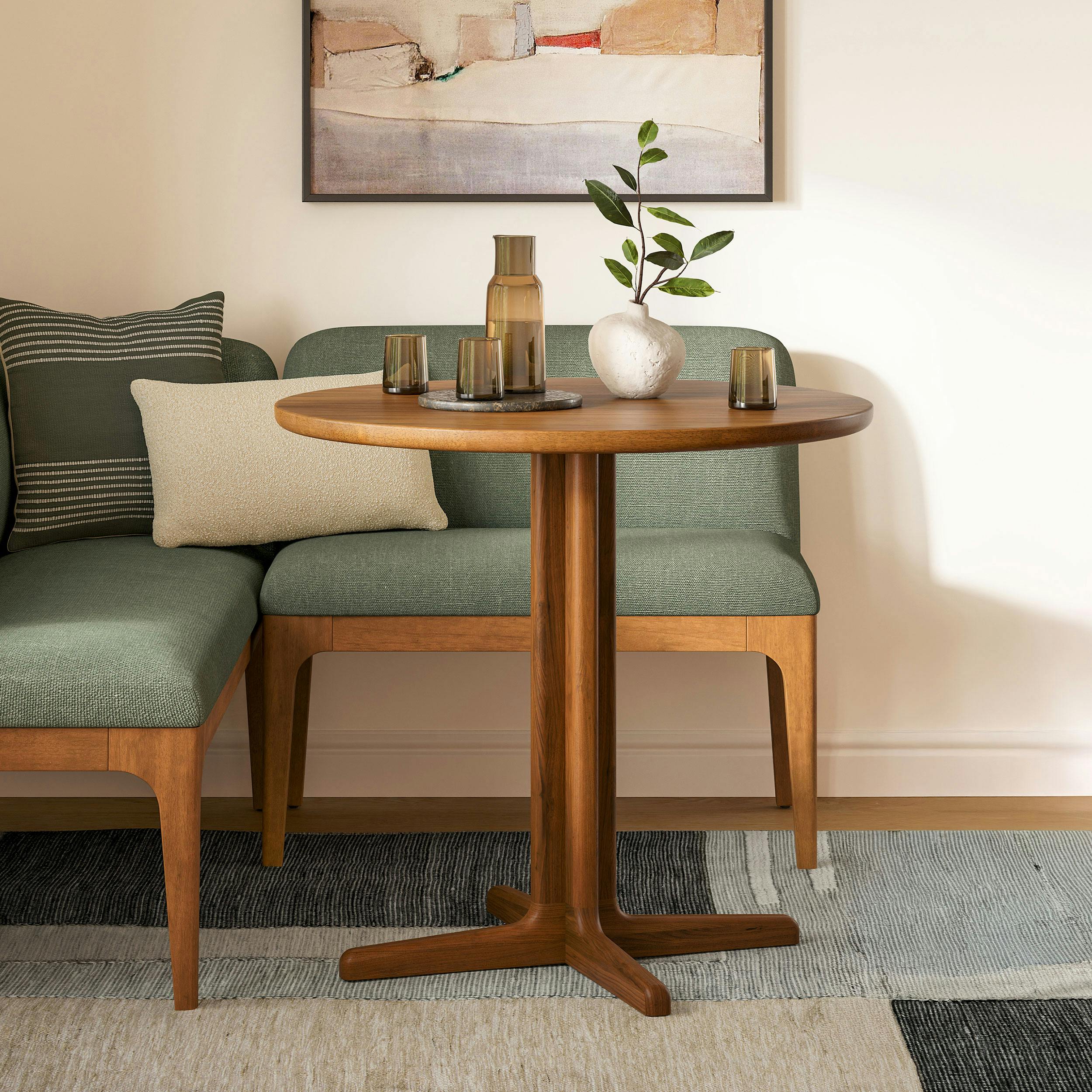 Odie Café Table - Walnut