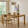 Ashford 67 Solid Wood Dining Table - Brushed Natural Oak
