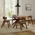 Meja Dining Chair - Walnut and Algonquin Green