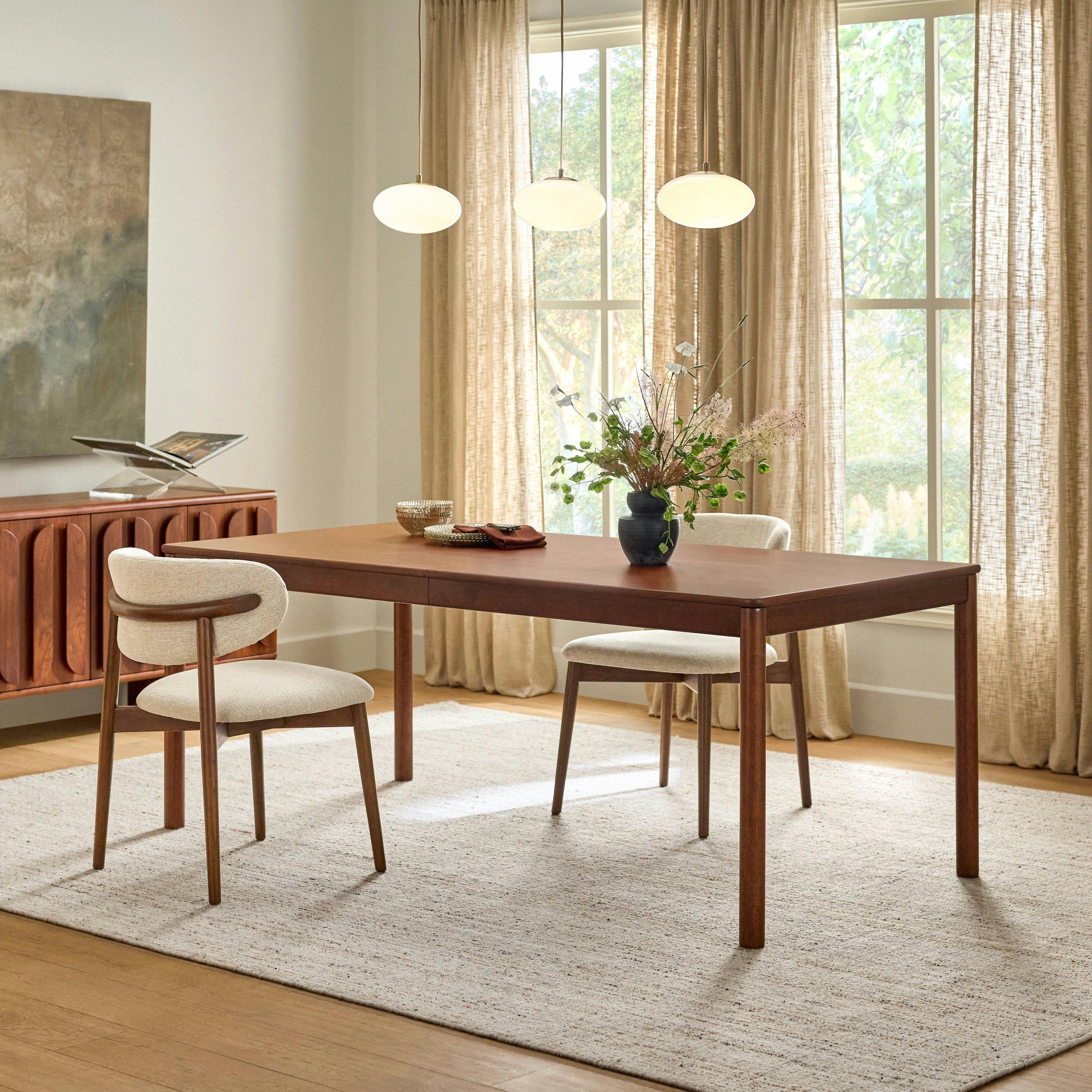 Heidi 78 - 97.5 Extendable Dining Table - Walnut