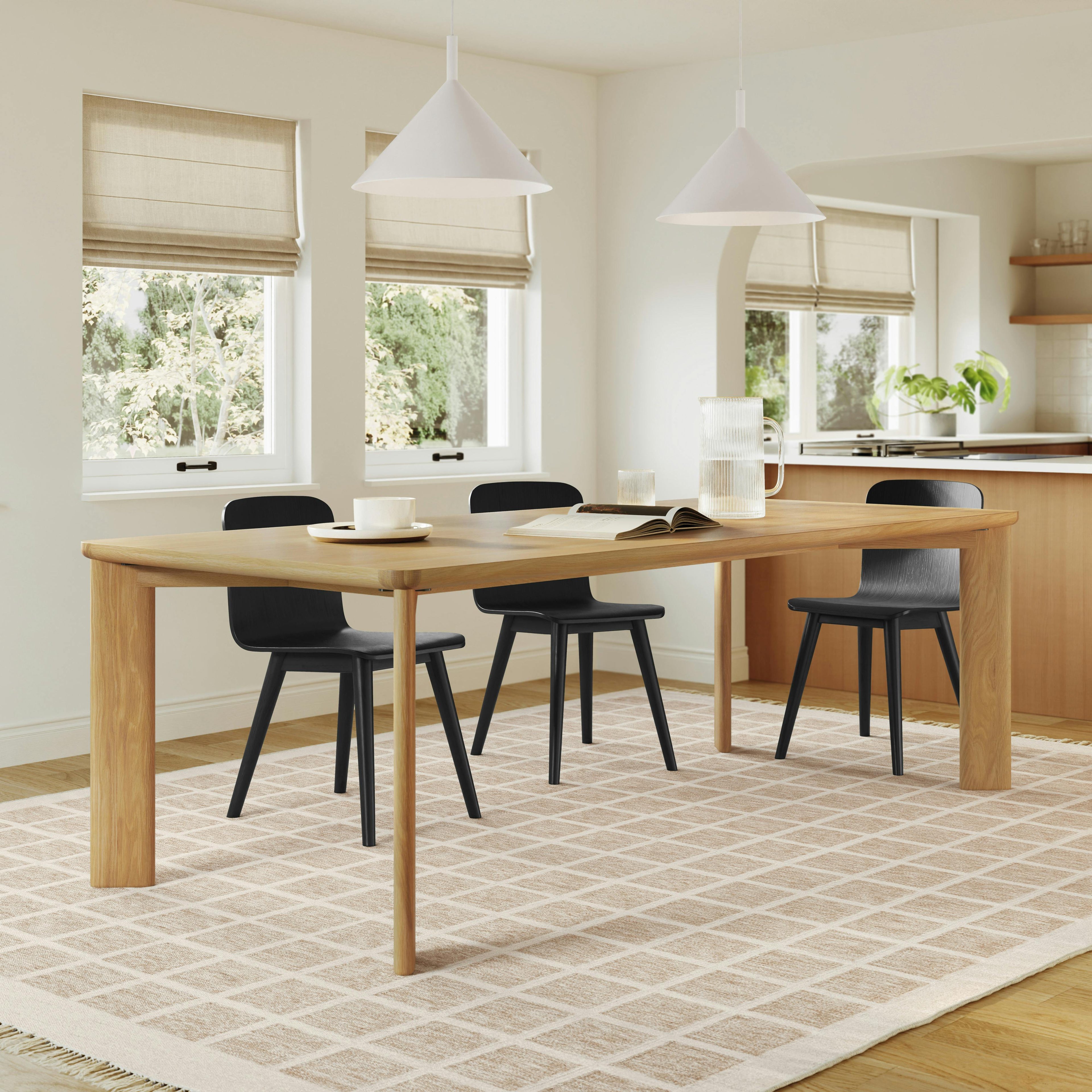Yarik 92 Dining Table - Natural Oak