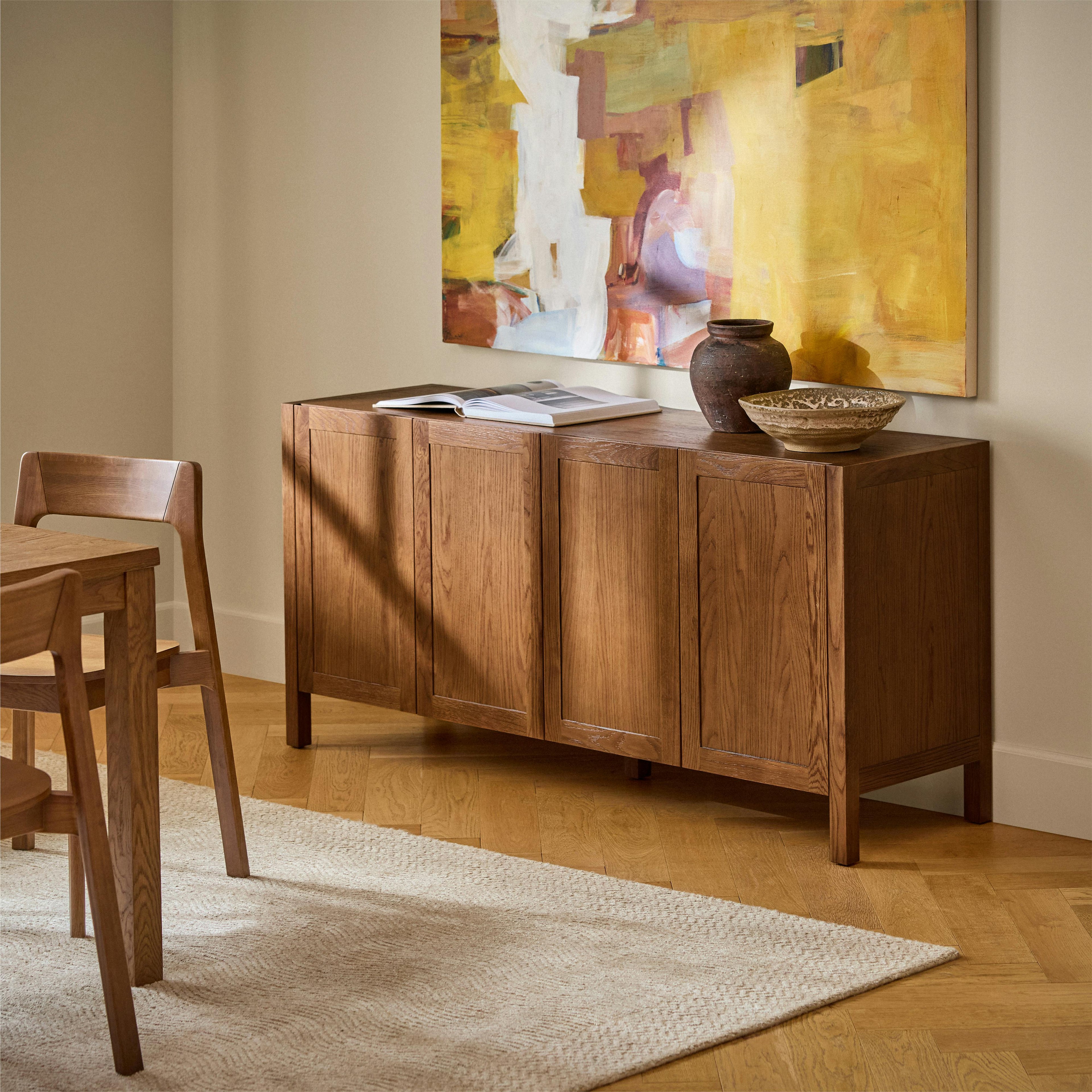 Ashford 64 Sideboard - Brushed Smoked Oak