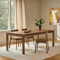 Ashford 84 - 120 Extendable Solid Wood Dining Table - Brushed Smoked Oak