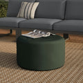 Olara 25 Indoor/Outdoor Pouf - Dravite Green